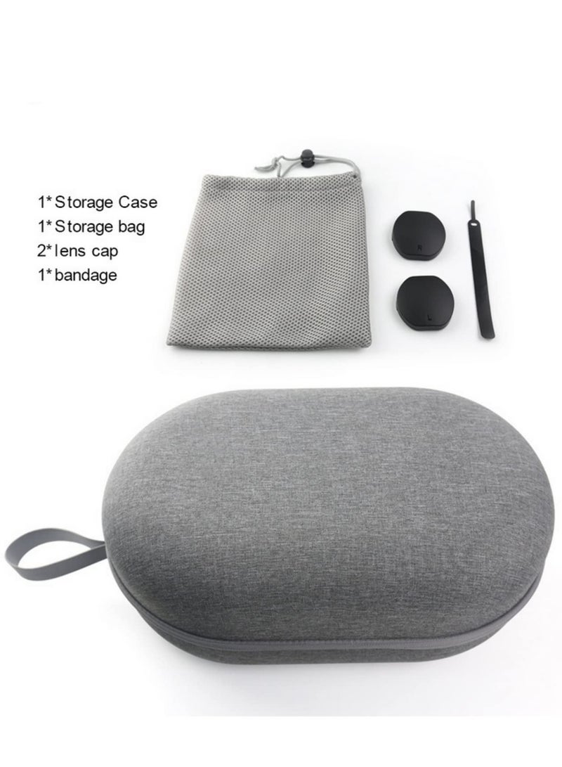 For PS VR2 Storage Bag Set with Lens Cover Handle Hard Case Waterproof Dustproof Portable Shoulder Bag for Sony PlayStation VR2 Headset Accessories  - Image 3