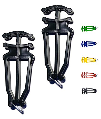 Bagdent Cross Country Skis and Poles Holder – 1 Pair, Universal Nordic Ski Pole Carrier (Black) - Image 5