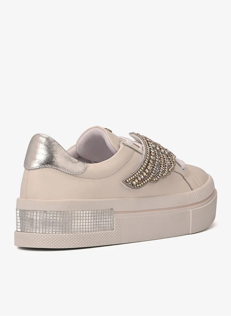 Carmen Steffens Cristal Wing Bianco Sneakers
