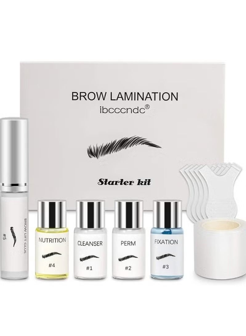 ibcccndc Brow Lamination Kit Eyebrow Lifting and Perming Lash Lift Professional Eyebrows Lift Styling Kit Suitable for DIY and Salon Use - Image 1