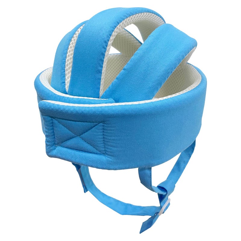 Ocanoiy Baby Helmet Toddler Children Headguard Infant Head Cushion Protective Harnesses Cap Soft Adjustable Kid Hat Head Protector (Blue) - Image 4
