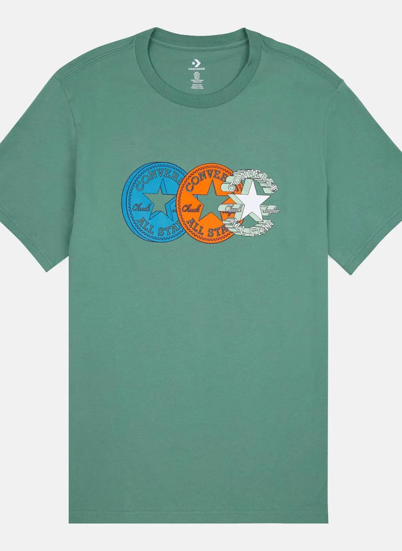 كونفرس Men's Chuck Patch Distort T-Shirt