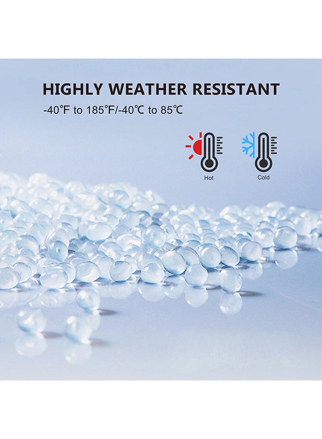 Nylon Cable Ties 100 Pack White Various Sizes Multi-Purpose Self-Locking Nylon Cable Cord Management Suitable For Home, Office, Garden, Workshop Plastic Cable Ties Length 400mm  - Image 2