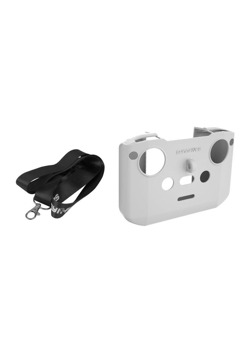RC-N1 N2 N3 Silicone Sleeve Protective Cover with Strap for DJI NEO/Air 3 3S/Mini 4K/Mavic 3/Mini 4 3 Pro Remote Controller Accessories (Grey)  - Image 2