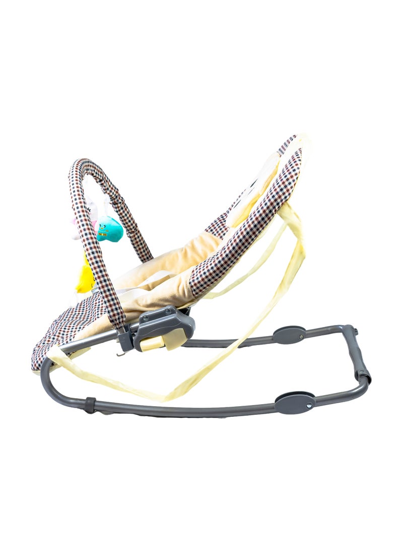 molody Adjustable Portable Baby Rocker – Foldable Non-Slip Infant Rocker Seat for Safe and Comfortable Relaxation (0-12 Months), Ideal for Home and Travel  - Image 4