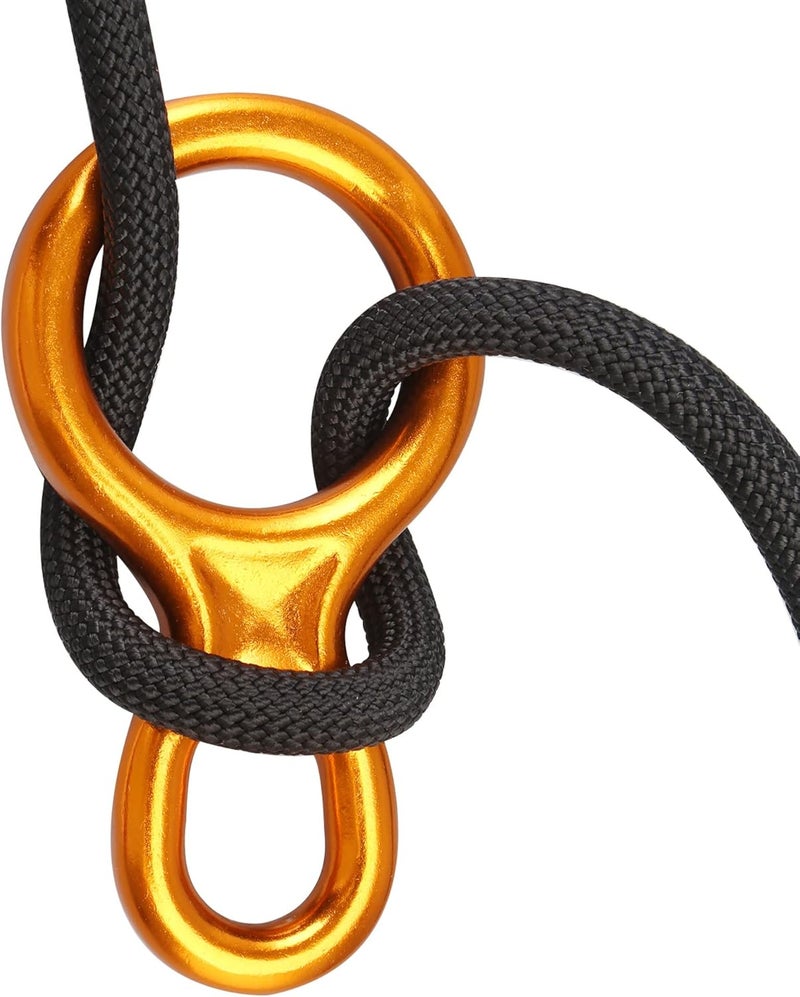 SOB Rescue Figure 8 Descender Belaying Belay Device Rock Climbing Rappelling Gear Aluminum Magnesium Alloy for Climbing,High Rescue,Mountaineering - Image 1