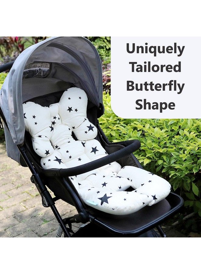 Motherly Baby Stroller Seat Cushion For Multiple Baby Carriers (Grey Star) - Image 4