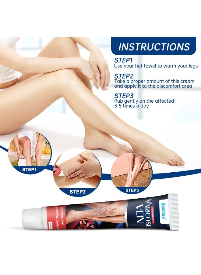 سوميفون مرهم الدوالي لتخفيف الدوالي وتحسين الدورة الدموية - Image 5