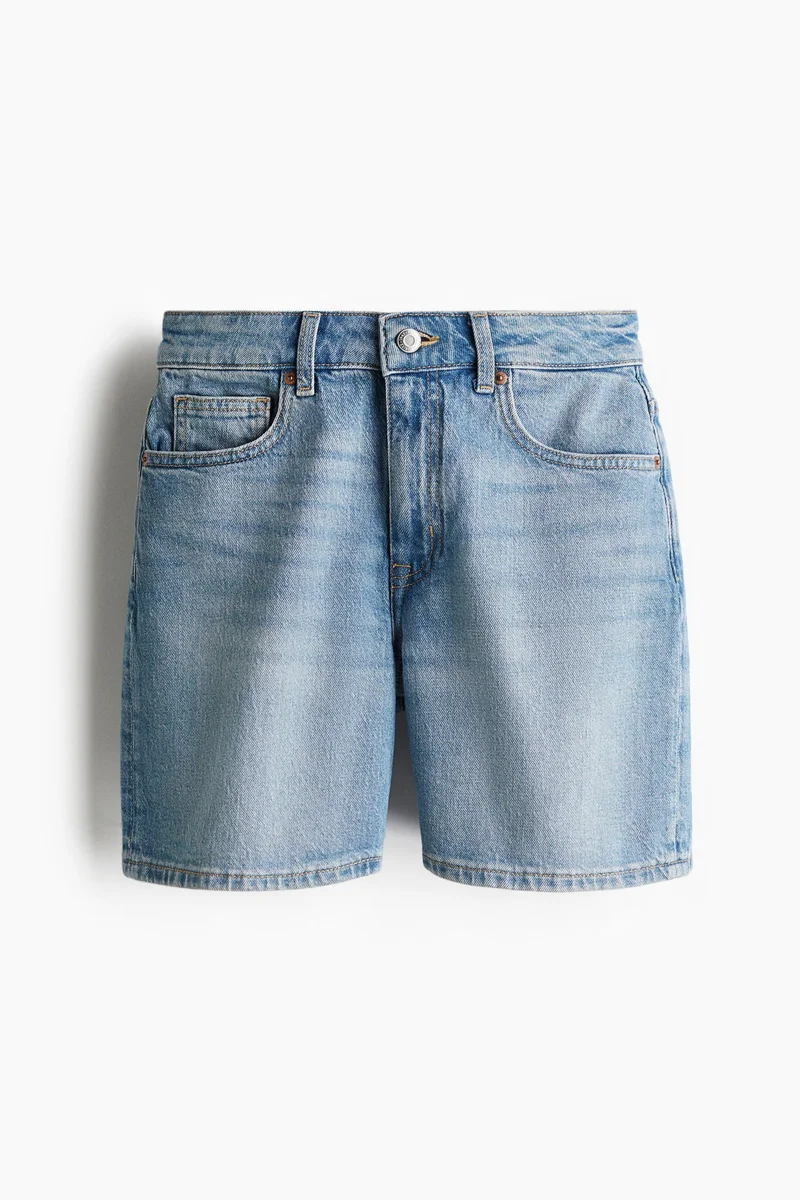 H&M High-waisted denim shorts