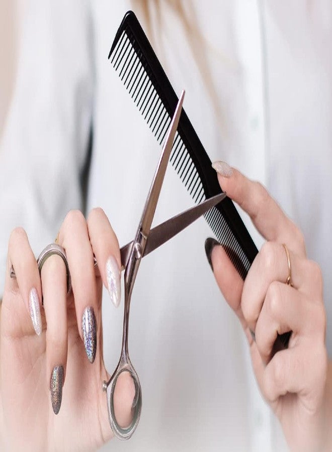 Talora Hair-Cutting Shears with Comb Set Professional Hair Cutting Scissors Hairdresser Haircut for Men and Women Salon and Home Pack of 2 - Image 4