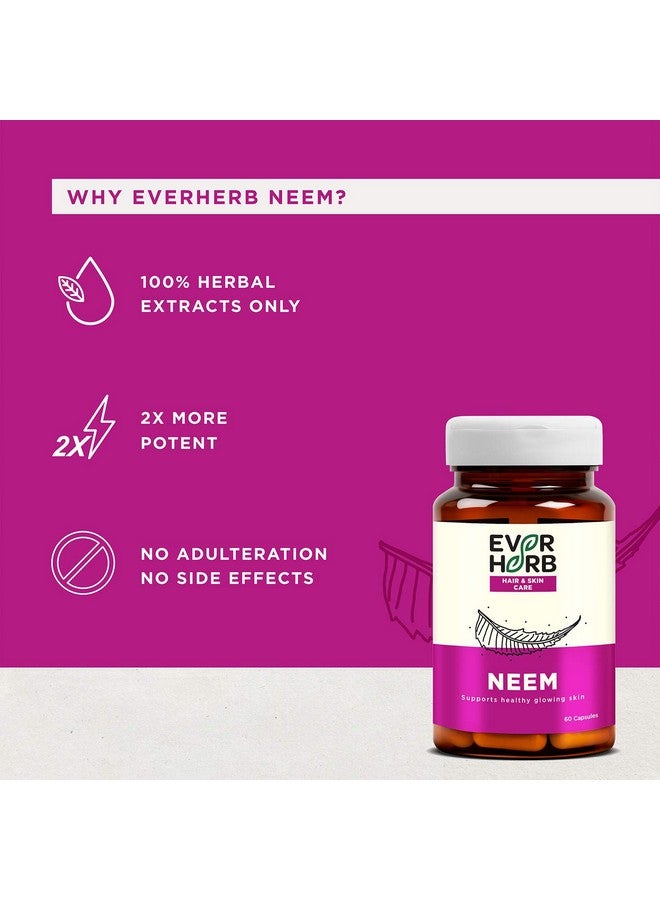 EverHerb Everherb Neem - Immunity Booster - Skin & Body Detoxifier - Bottle Of 60  - Image 3