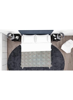 Elan Elan Dreams Fallalen Reversible Single Bed Border Dohar Quilt Comforter Blanket Lightweight All Weather (Multicolor Floral0002) 