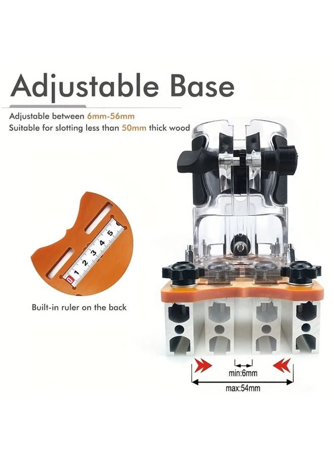 عديل ثقيل طقم قاعدة راوتر قابل للتعديل من الألومنيوم الجيل الثاني لوح مشقوق - Image 4