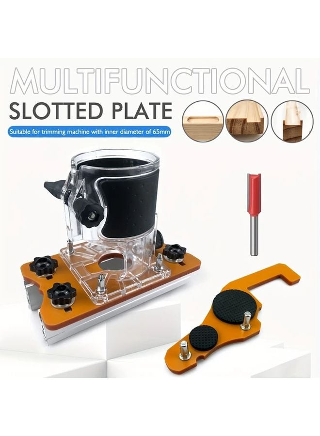 عديل ثقيل طقم قاعدة راوتر قابل للتعديل من الألومنيوم الجيل الثاني لوح مشقوق - Image 2