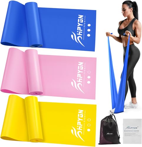 HPYGN Exercise Band, 5.9ft Resistance Bands Fitness for Home Gym, Long Stretch Bands for Workout, Strength Training, Yoga, Pilates, Physical Therapy - Image 1