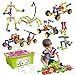 Huaker Stem Building Toys for 3 4 5 6 7 8 Year Old Boys Girls Kids180 Pieces Building Blocks Educational Learning Toys with Large Storage BoxIdeal Christmas Birthday Gifts - Image 3