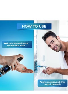MUUCHSTAC Muuchstac Ocean Face Wash for Men | Fight Acne & Pimples, Brighten Skin, Clears Dirt, Oil Control, Refreshing Feel - Multi-Action Formula (100 ml)  - Image 3