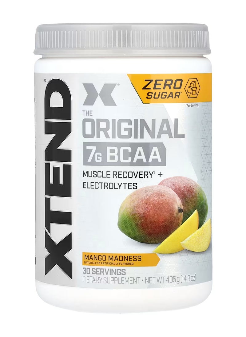 XTEND Xtend Original BCAA, Mango Madness, 30, 7G BCAAs - In 2:1:1 Ratio, 3.5Gm of Leucine  - Image 1