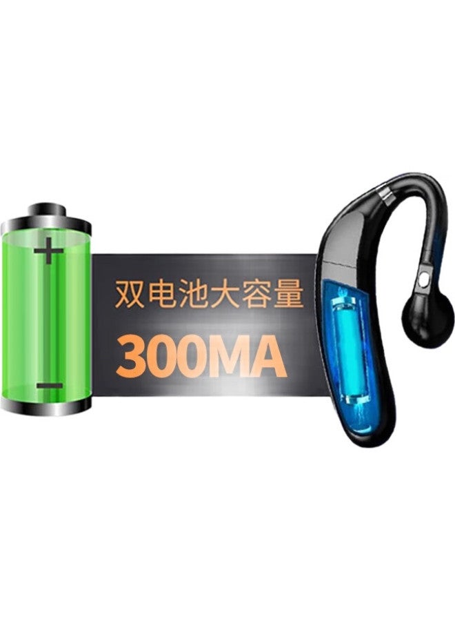 Oksj Single-ear Bluetooth Headphones With Ultra-long Standby Time, Ear-hook Style, Large Capacity Battery, 5.0 Driver-specific Wireless, Non-in-ear, For Driving, Food Delivery Riders, Single Battery, Car-mounted, Business Music - Image 2