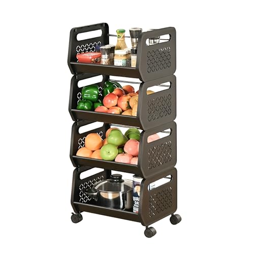 BLADESMITH Kitchen Storage Organizer - Stylish Plastic & Stainless Steel Kitchen Storage Solution - Perfect for Organizing Spices, Utensils, and Pantry Essentials - Durable, Space-Saving Design - Image 1