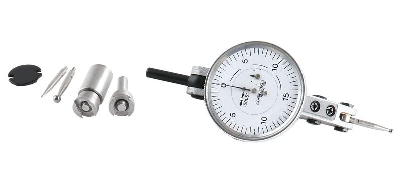 Accusize Industrial Tools 0.060'' by 0.0005'' (Range by Graduation) Horizontal Test Indicator with 1.5'' Dial Diameter, 0511-2001 - Image 1