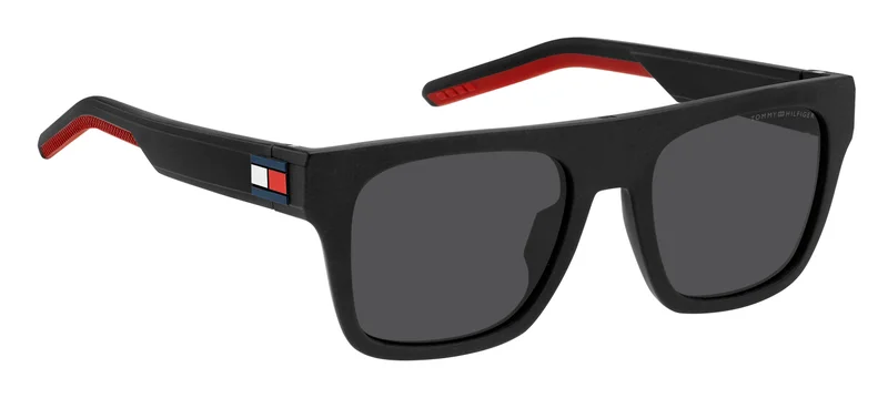 TOMMY HILFIGER Rectangular Flat Top Sunglasses Frames