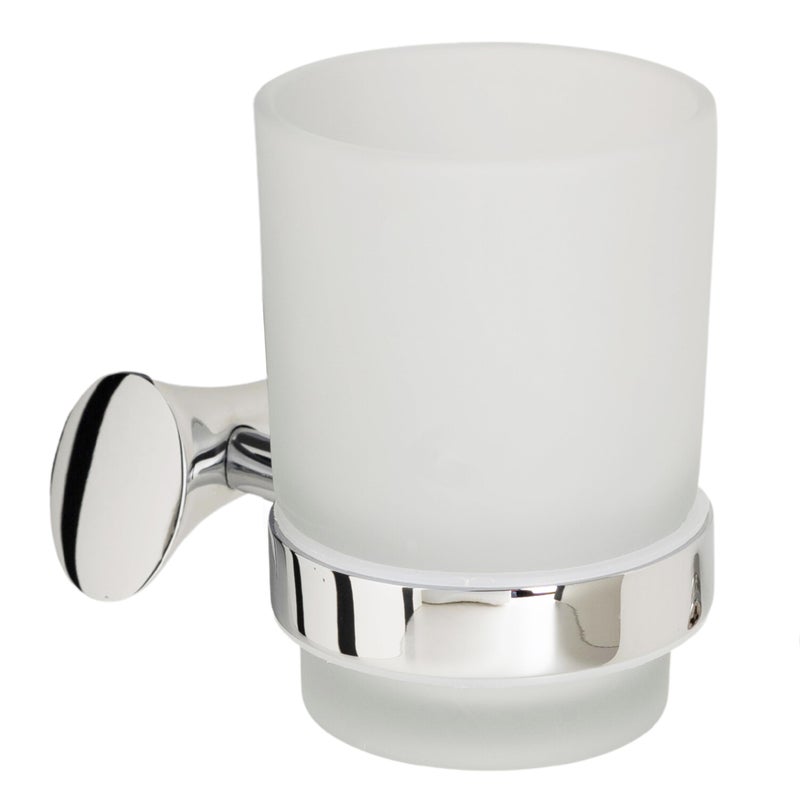 VIKING 1923 Tumbler Holder - Pawn Design | Wall-Mounted | Polished CP Finish | Toothbrush Holder/Stand | Toothpaste/Tumbler Holder - Image 3