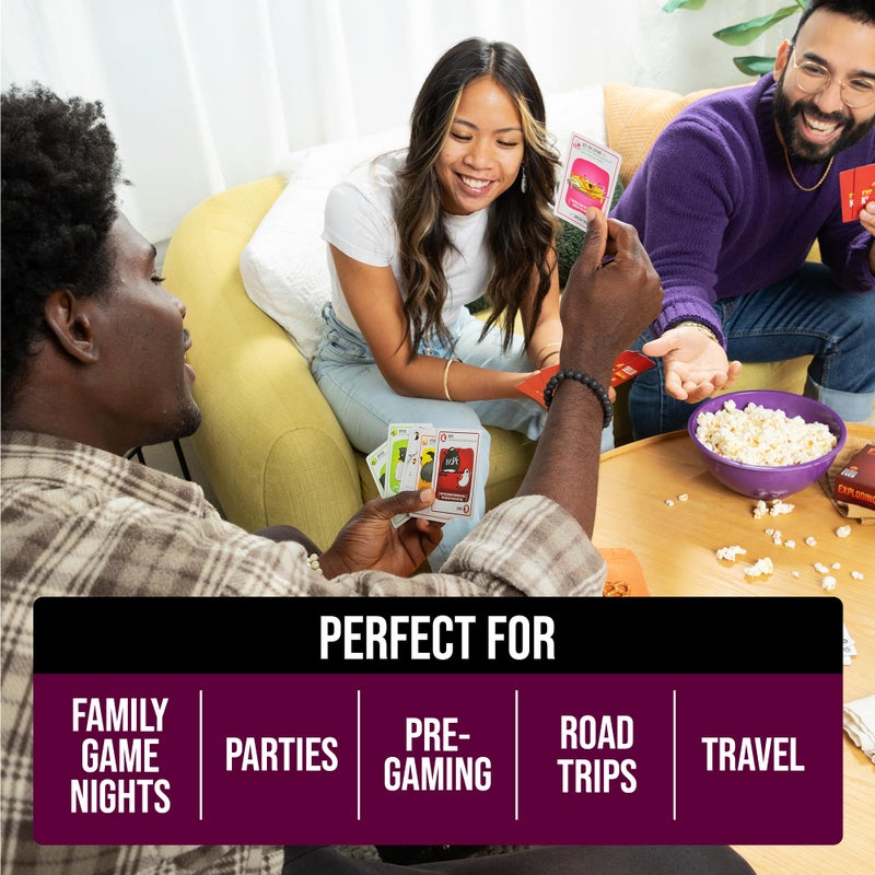 Exploding Kittens LLC Exploding Kittens Party Pack - 2-10 Players - Ages 7+ - 15 Minutes to Play - Party-Sized High-Stakes Card Game, Ideal for Party, Family Game Night, Fun for Kids and Adults - Image 5