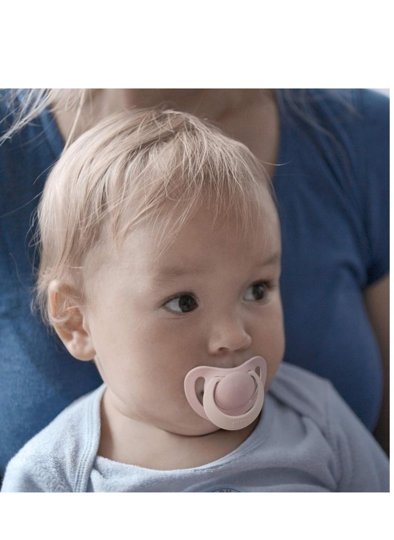 NUK NUK Genius Baby Dummies Silicone Soothers Pink 2 Count  - Image 4