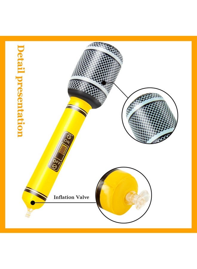 ONLYFU Inflatable Radio Boom Box Microphone 90s Mobile Phone Props 80s Party Decorations Hip Hop Theme Party Supplies - Image 4