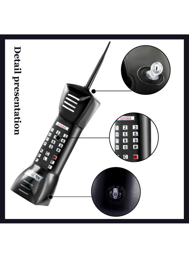 ONLYFU Inflatable Radio Boom Box Microphone 90s Mobile Phone Props 80s Party Decorations Hip Hop Theme Party Supplies - Image 5