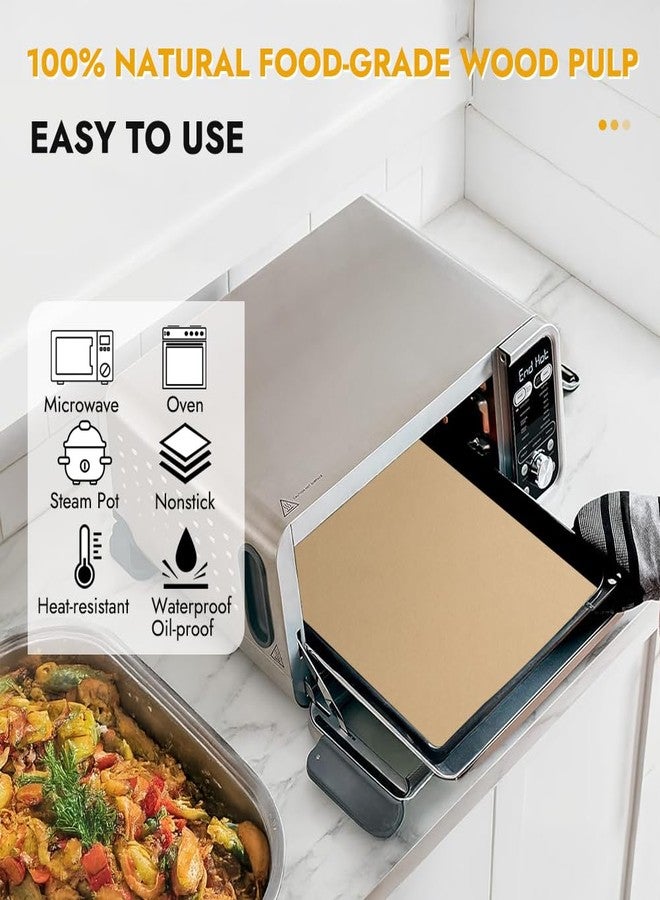 BYKITCHEN ورق زبدة BYKITCHEN مقاس 12 بوصة لقلاية نينجا الهوائية SP151 SP351 SP101 SP201 SP301، 120 قطعة من بطانات القلاية الهوائية للاستخدام مرة واحدة لقلاية نينجا فودي الهوائية كومبو، ملحقات فرن تحميص نينجا القابل للطي - Image 4