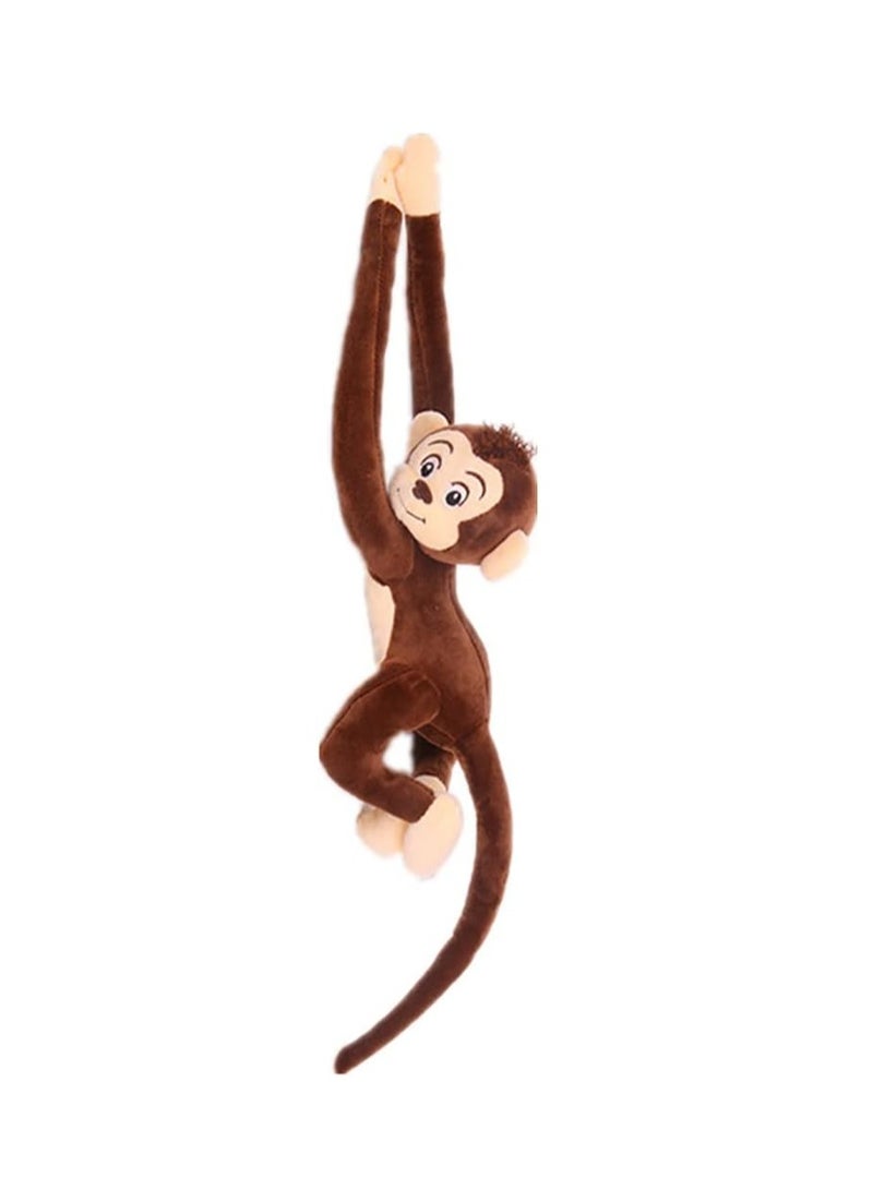 Hanging Monkey Stuffed Animals Plush Gift for Kids Monkey Plush Toy Doll 27.5 - Image 1