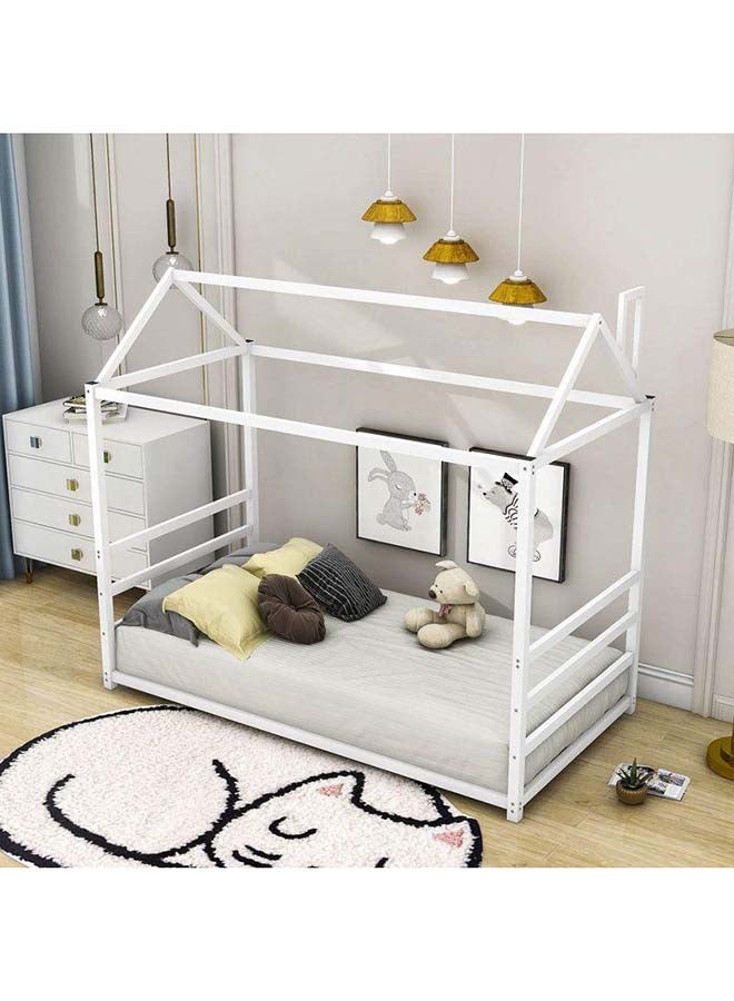 Al Home Kids Bed: 120x200x140 cm, White by Alhome