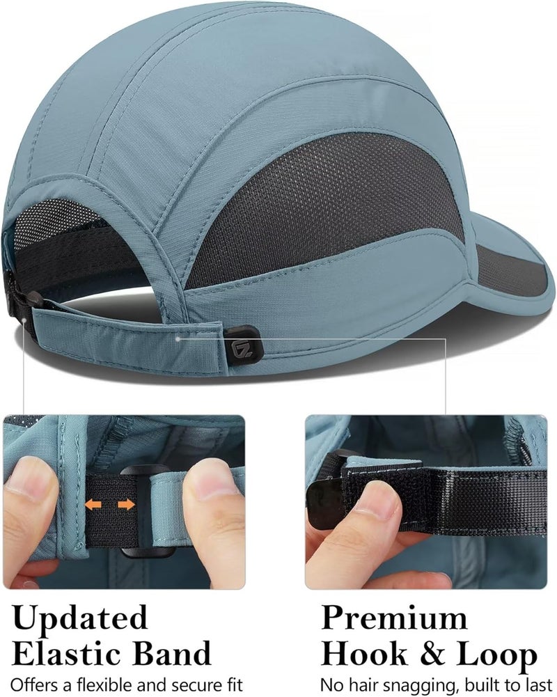 GADIEMKENSD Unstructured Quick Dry Sports Cap Outdoor Sun Protective Unisex - Image 3