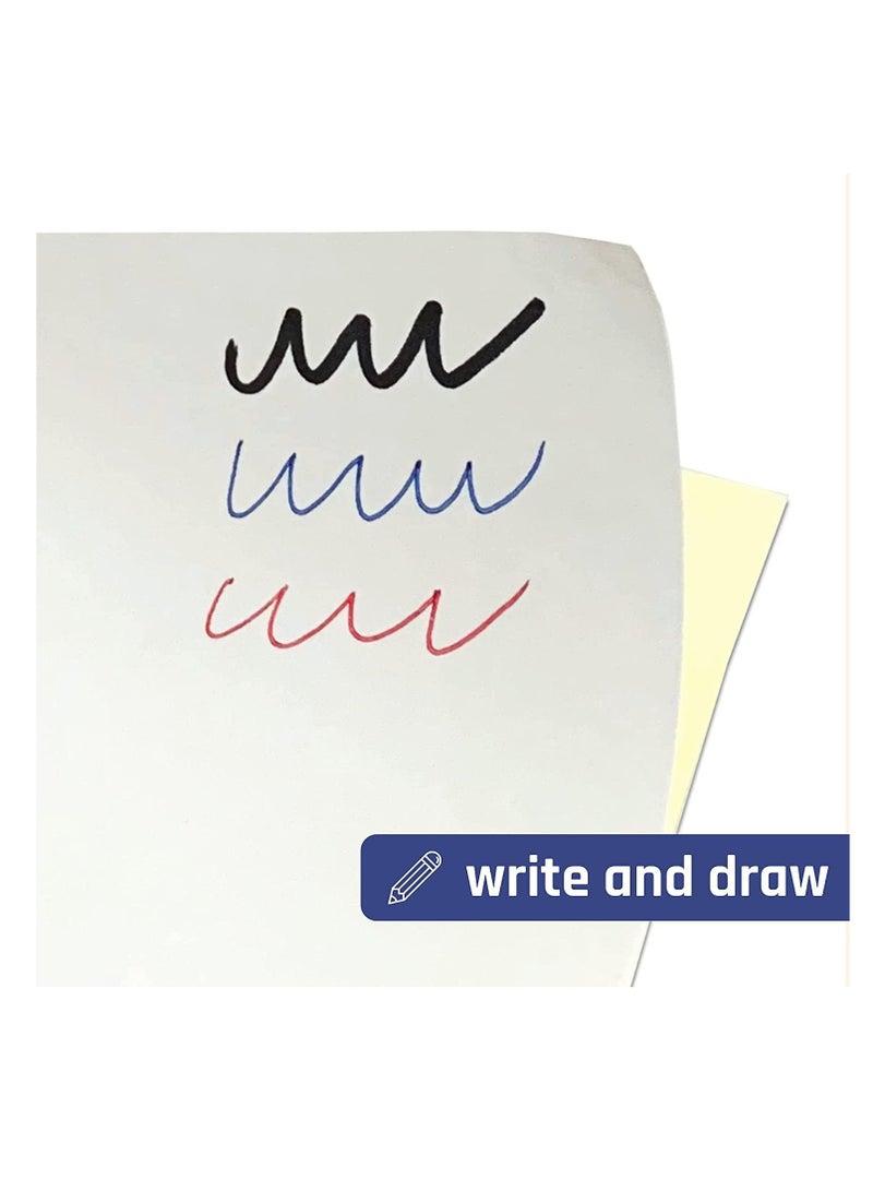 Premify 25 Sheets of A4 Size | Matt White Sticker Paper Printing Labels, Stickers Label for Mailing Address, Photos & Pictures, Stationery Stickers, Photocopies Children (Matt Finish) - Image 2