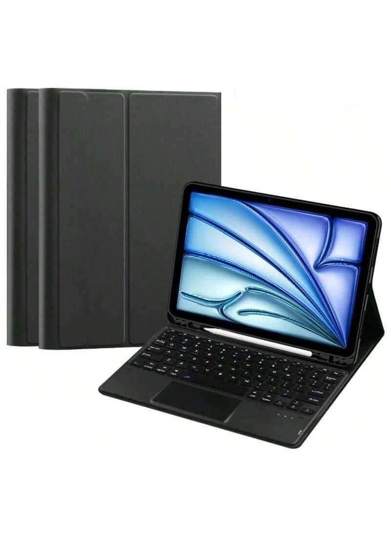 TWEGGON Keyboard Case with Touchpad for Apple iPad Air 13" M2 2024 Builtin Pen Holder Black  - Image 1