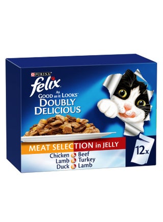 Adult As Good as it Looks Meat Selection in Jelly Wet Cat Food