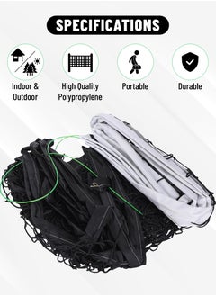 ENDLESS  Professional Volleyball Net of 32 FT * 3 FT | Material: Polyethylene (PE) | Tournament Net, Replacement Badminton Practice Net | Sports Supplies | Sand Volleyball Accessories  - Image 2
