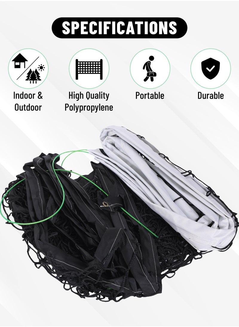 ENDLESS  Professional Volleyball Net of 32 FT * 3 FT | Material: Polyethylene (PE) | Tournament Net, Replacement Badminton Practice Net | Sports Supplies | Sand Volleyball Accessories  - Image 2