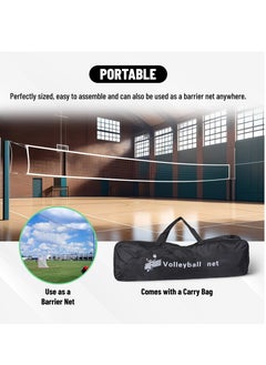 ENDLESS  Professional Volleyball Net of 32 FT * 3 FT | Material: Polyethylene (PE) | Tournament Net, Replacement Badminton Practice Net | Sports Supplies | Sand Volleyball Accessories  - Image 4