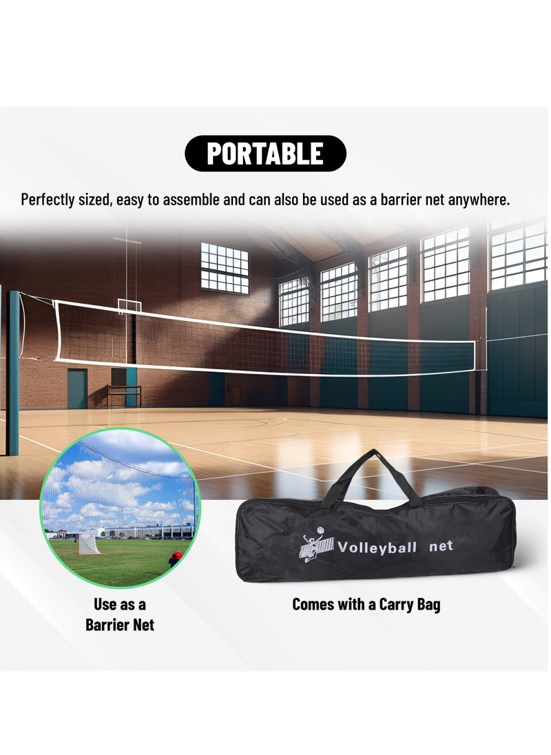 ENDLESS  Professional Volleyball Net of 32 FT * 3 FT | Material: Polyethylene (PE) | Tournament Net, Replacement Badminton Practice Net | Sports Supplies | Sand Volleyball Accessories  - Image 4