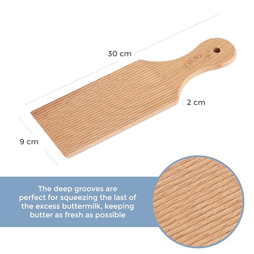 Kilner Beech Wood Butter Paddles | Set of 2 - Image 4