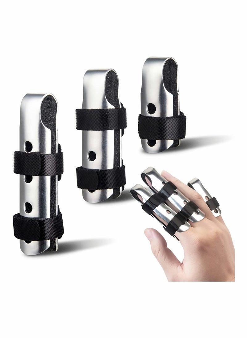 SOLARAE Finger Splint, 3 Size Aluminum Finger Splints, Metal Finger Support - Image 1