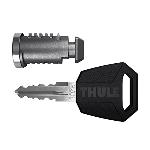 THULE One-Key System 4 Pack, Silver/Black - Image 1
