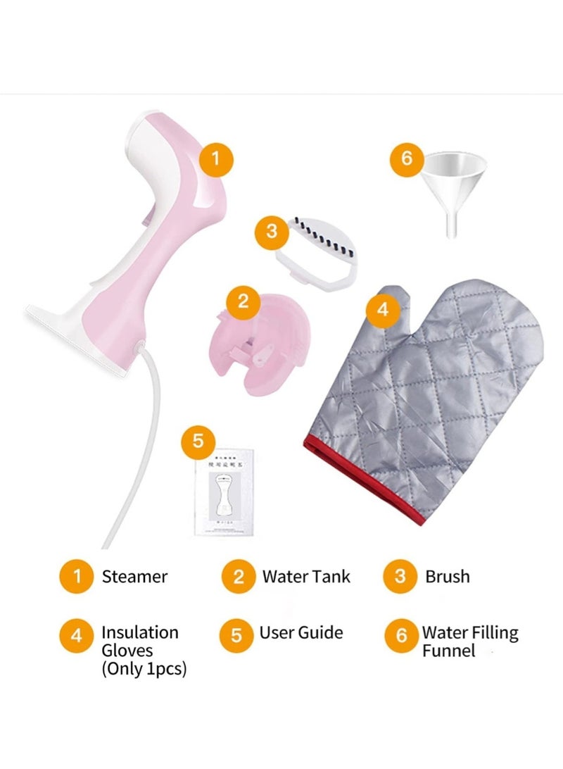 Denx Steamer for Clothes, Portable Handheld Garment Steamer, 300ml Upgraded 2-in-1 Clothes Steamer, Fast Heat-up, Fabric Wrinkles Remover Steam Iron for Home Travel - Image 2