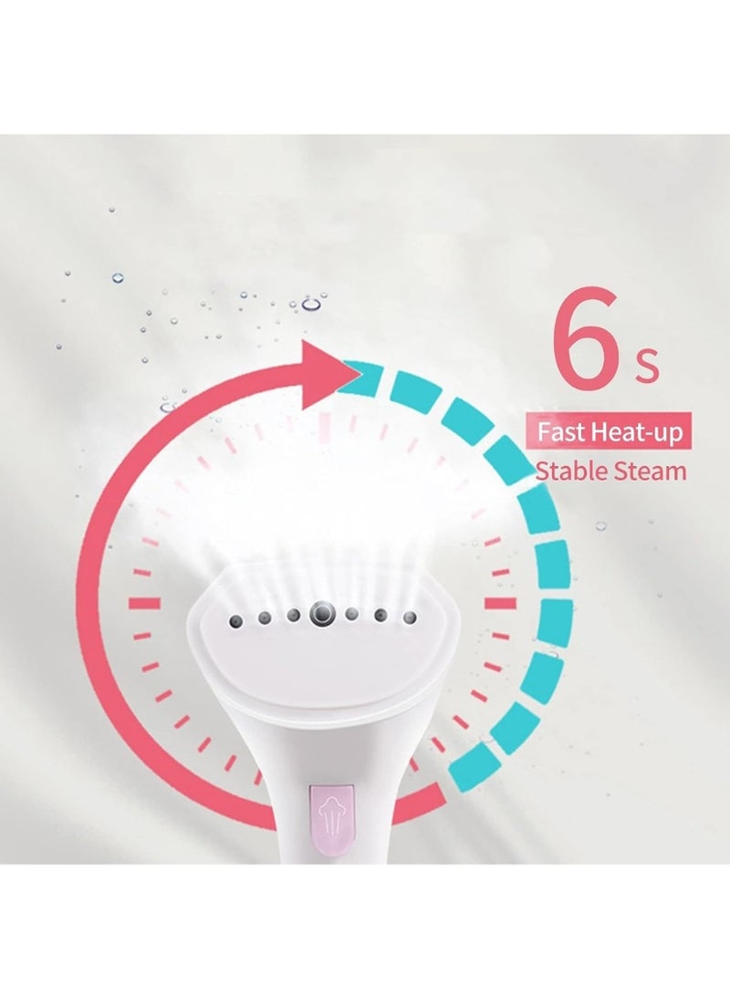 Denx Steamer for Clothes, Portable Handheld Garment Steamer, 300ml Upgraded 2-in-1 Clothes Steamer, Fast Heat-up, Fabric Wrinkles Remover Steam Iron for Home Travel - Image 5