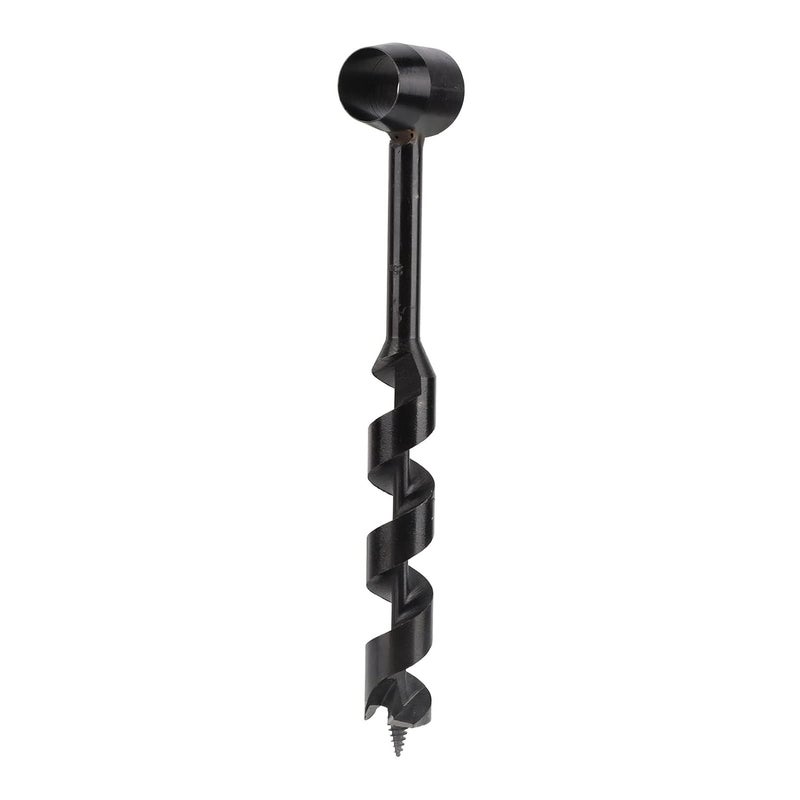 Manual Auger Drill Bits, Portable Survival Hand Drill Bit with Wrench, Camping Hole Maker Tool, 25-230mm, 1 Piece - Image 1