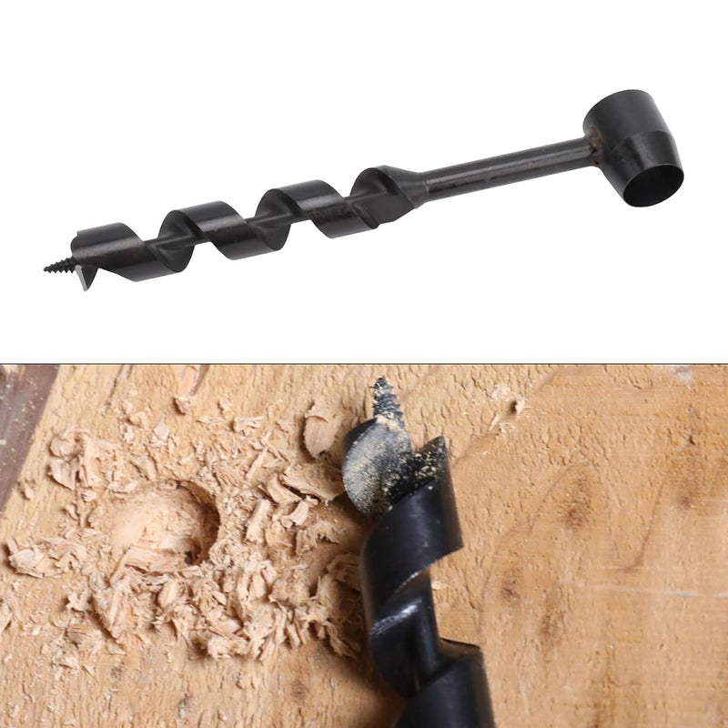 Manual Auger Drill Bits, Portable Survival Hand Drill Bit with Wrench, Camping Hole Maker Tool, 25-230mm, 1 Piece - Image 4