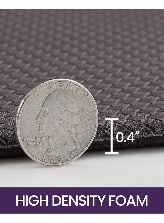 DEXI Kitchen Floor Mats Cushioned Anti Fatigue,17x29+17x59, Standing Runner Rug Waterproof, Comfort Memory Foam Padded for Front Sink Laundry Set of 2, Vintage Brown - Image 4